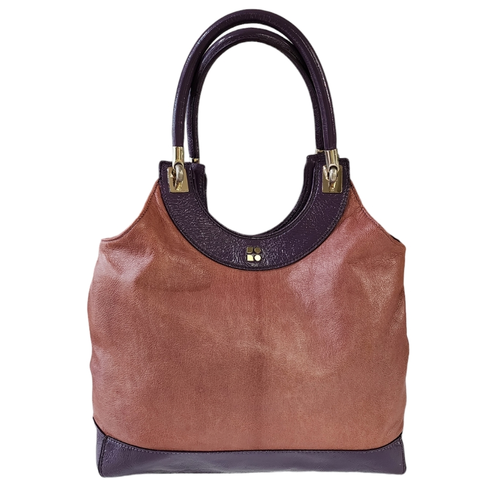 Kate Spade Islington Joanna Amethyst Purple Patent Leather Tote Medium Size